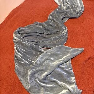 The Dori Collection Beverly Hill mint velvet scarf or shawl.